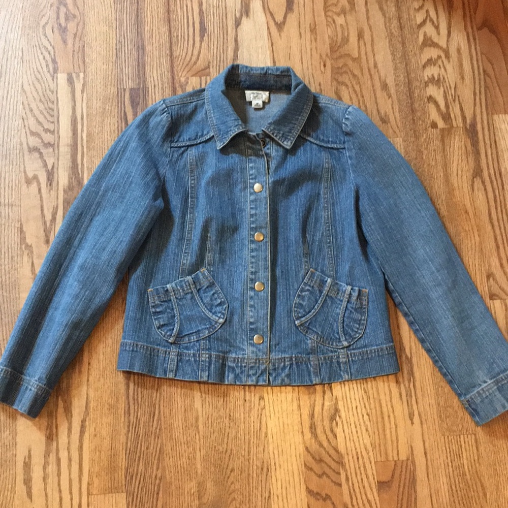 Ann Taylor Loft Petites Vintage Denim Jacket